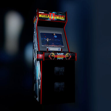 Mortal Kombat 2 arcade cabinet