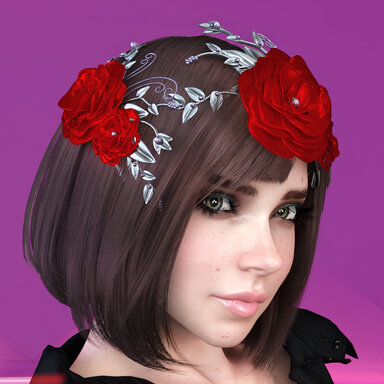 Rose hairpin (accessory)