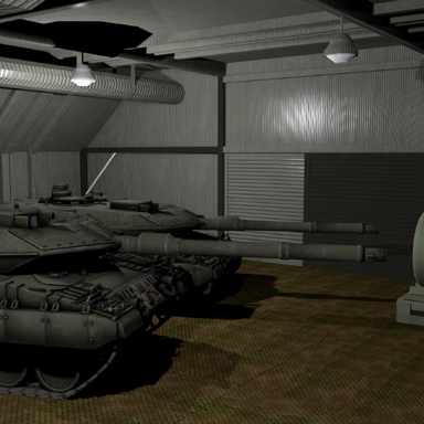 Military Set 2: Tank Storage