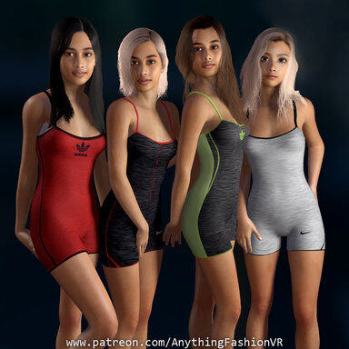 Ultra Tight sporty bodysuit (pack 02)