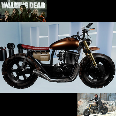 Daryl Dixons motorcycle
