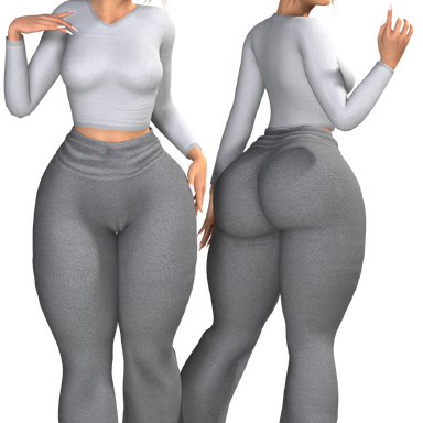 FoldedFlareLeggings