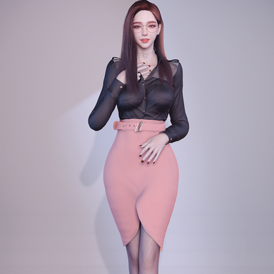 OFFICE LADY STYLE SUIT