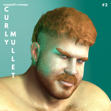 Scooped's Swoops - Curly Mullet