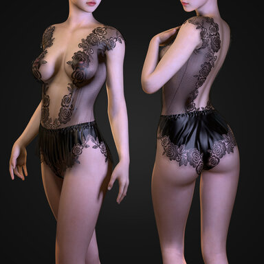 Lace Nightgown
