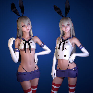 Shimakaze Kancolle Cosplay Set
