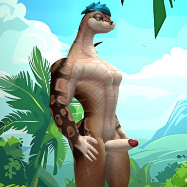 Anthro Furry Snokra Snake Look