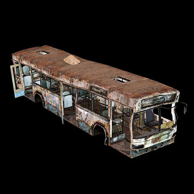 Destroyed Bus