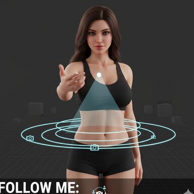 Follow Me: Automatic Look and Turn