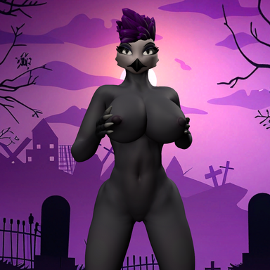 Anthro Furry Octavia Female Bird Look