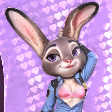 Judy Hopps Dakimakura pose 1 full