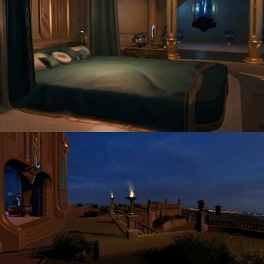 Royal Palace Bedroom And OuterENV