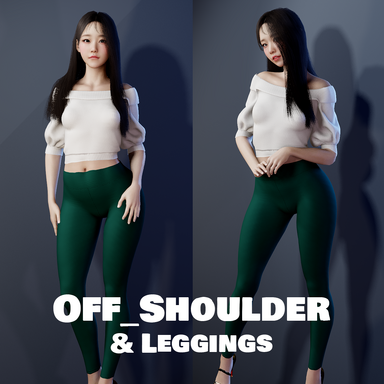 Off-shoulder & Leggings