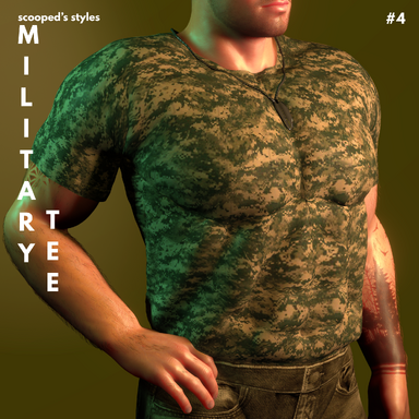 Scooped's Styles - Military Tee
