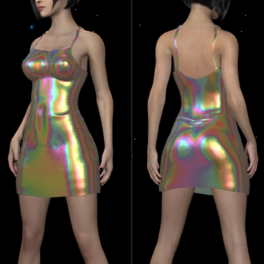 Holographic Clothing Shader