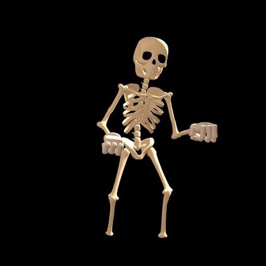 Spooky Skeleton Dance (Animated)