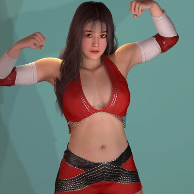 Japanese womens wrestler WAKA HT80