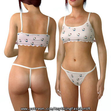 8K realistic Hello Kat panties