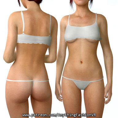 Tiny Skimpy White underwear