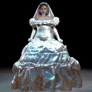 peafowl wedding girl