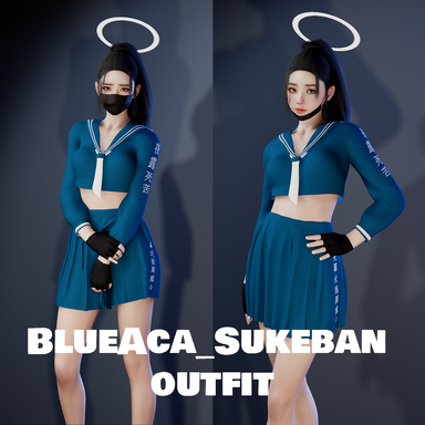 BlueAca_Sukeban_Outfit