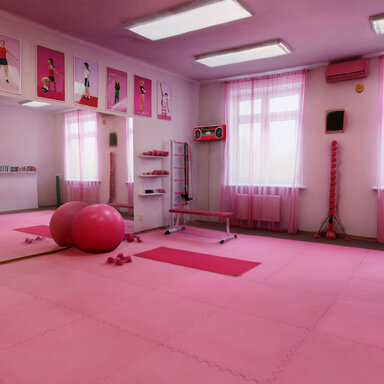 Pink Gym ( VR room )
