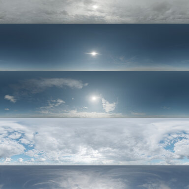 Skydomes Part 3 - Day - 4K and 8K