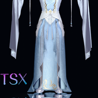 Elegant Eastern 3D Character Clothing
