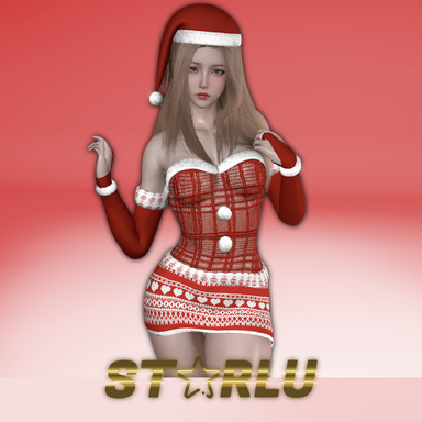 Knitted Christmas Outfit Set