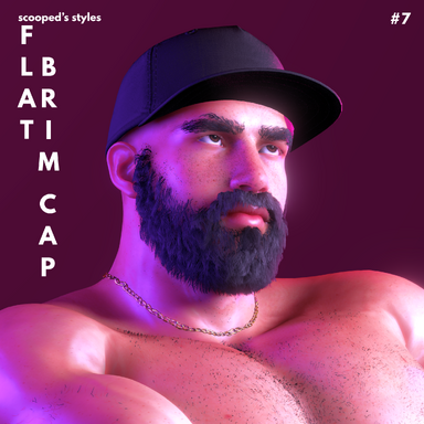 Scooped's Styles - Flat Brim Cap