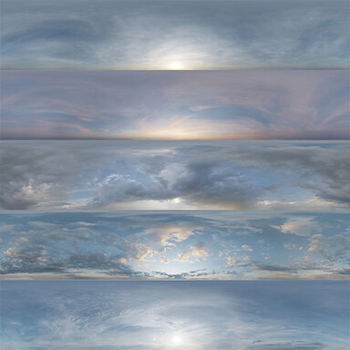 Skydomes Part 7 - Evening - (4K/8K)