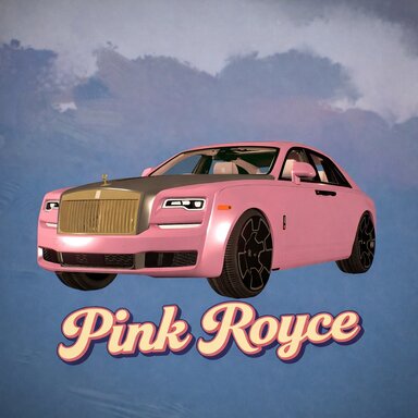 A Pink Roll Royce Highly detailed + Fully Colliders + Light Activated