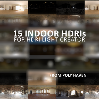 15 Indoor HDRIs - Pack 1
