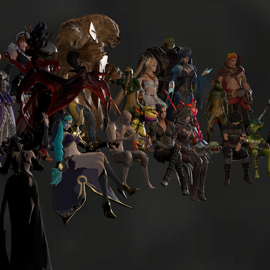 Animated Fantasy Folk 2