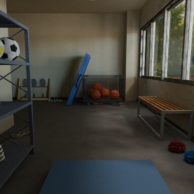 Sports Equipment Room