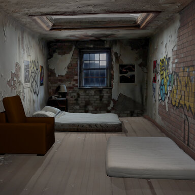 Squatters Bed Room VR scene