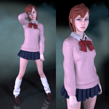 Cosplay Anime character full Costume and scene