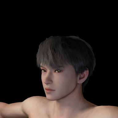 A male protagonist with Eastern aesthetics