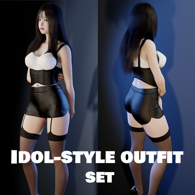 Idol-style outfit set