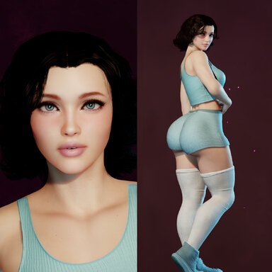 Phoebe - 2 in 1 - Thicc Gym Hottie