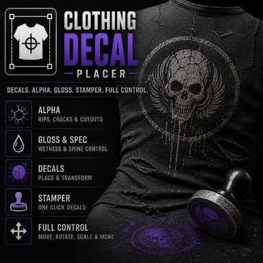 Clothing Decal Placer - Workhorse Beta