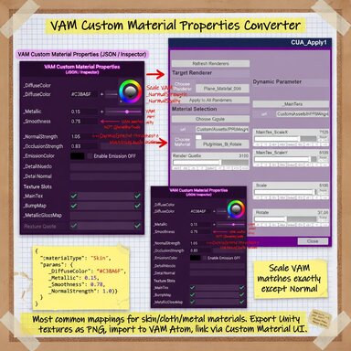 CUAMaterialApplier(Real-time adjustment of CUA material properties in the game)