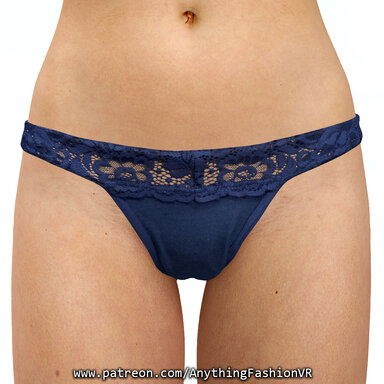 8k Blue lace panties