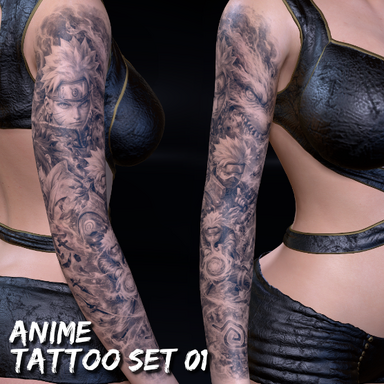 SpwCreation: Spw Tattoos Anime Pack 01