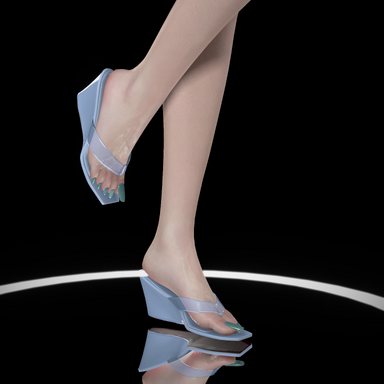 Y-Heel 14 Candy Square Sandals