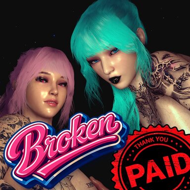 Broken Threesome Lapdance