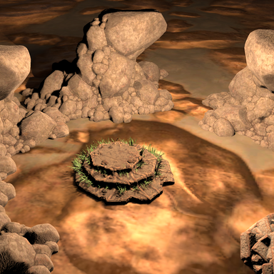 Mountainous terrain - hot desert
