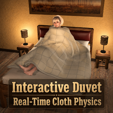 Duvet/Cover/Comforter Interactive Real-Time Cloth Simulation for VaM