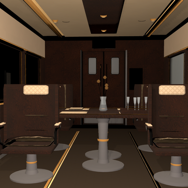 Luxury Executive Train Cabin