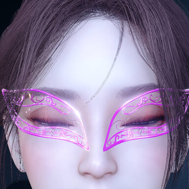 flower fantasy face decoration